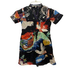 Lucky Brand Kids Girls Japanese Bird Dress 4T